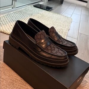 COACH Men’s US 9.5/42:5 Cooper Loafer Black, UK9